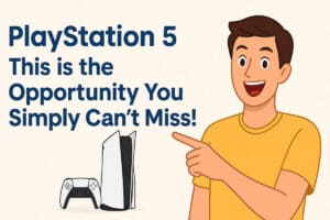 Alt text: win a PlayStation 5