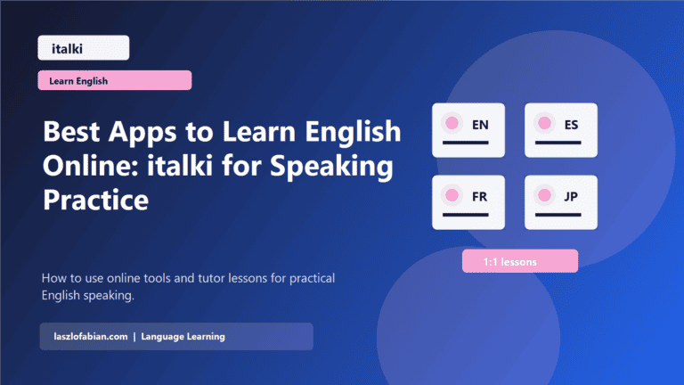 Best Apps to Learn English Online: italki for Speaking Practice featured image