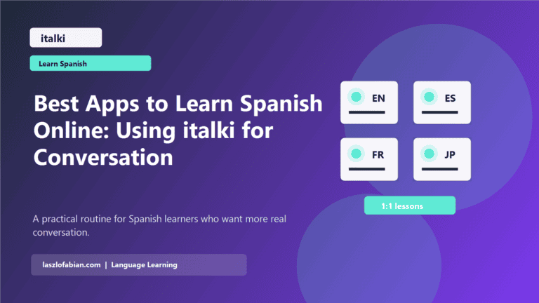 Best apps to learn Spanish online comparison and study stack