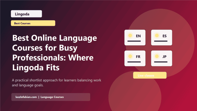 Best Online Language Courses for Busy Professionals: Where Lingoda Fits featured image