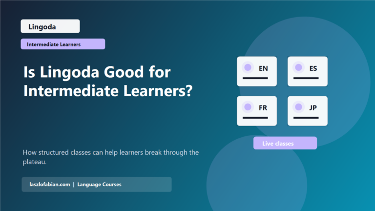 Is Lingoda Good for Intermediate Learners? featured image