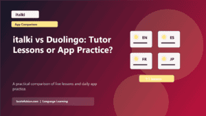 italki vs Duolingo: Tutor Lessons or App Practice? featured image