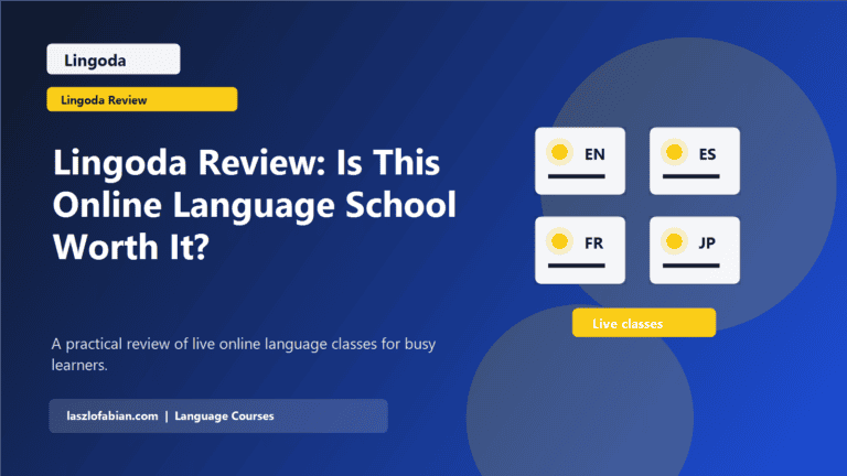 Lingoda review live online language school classes
