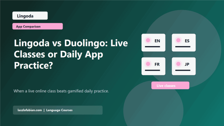 Lingoda vs Duolingo: Live Classes or Daily App Practice? featured image