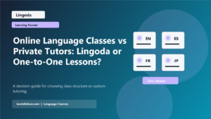 Online Language Classes vs Private Tutors: Lingoda or One-to-One Lessons? featured image