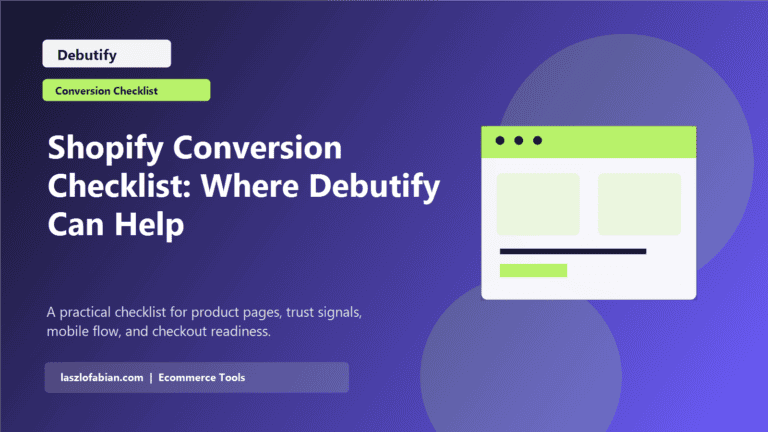 Shopify Conversion Checklist: Where Debutify Can Help featured image