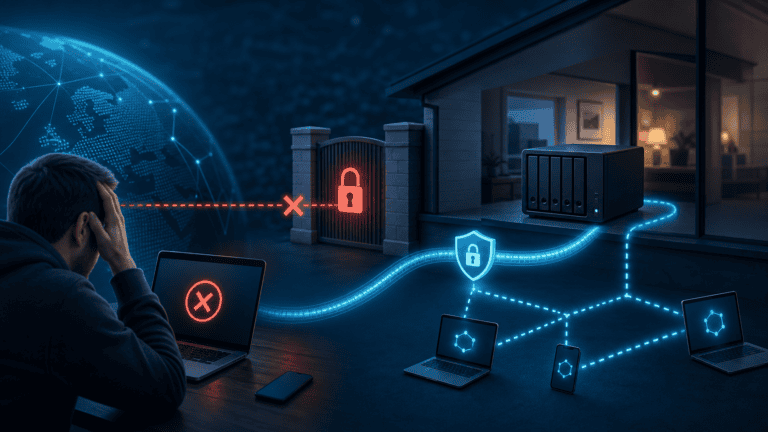 NordVPN port forwarding NAS