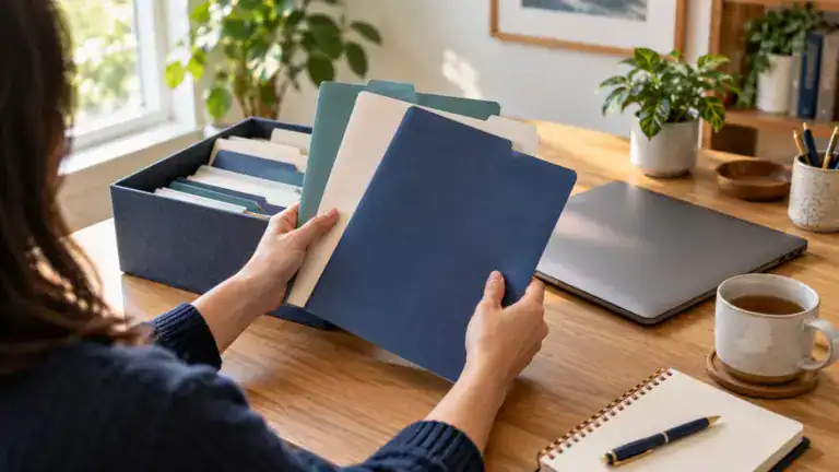 Selecting personal files for a private cloud storage routine.