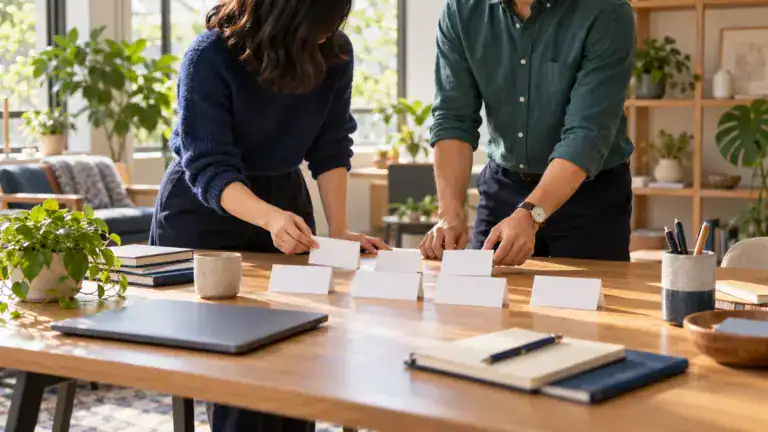 Colleagues preparing a small password manager onboarding pilot.