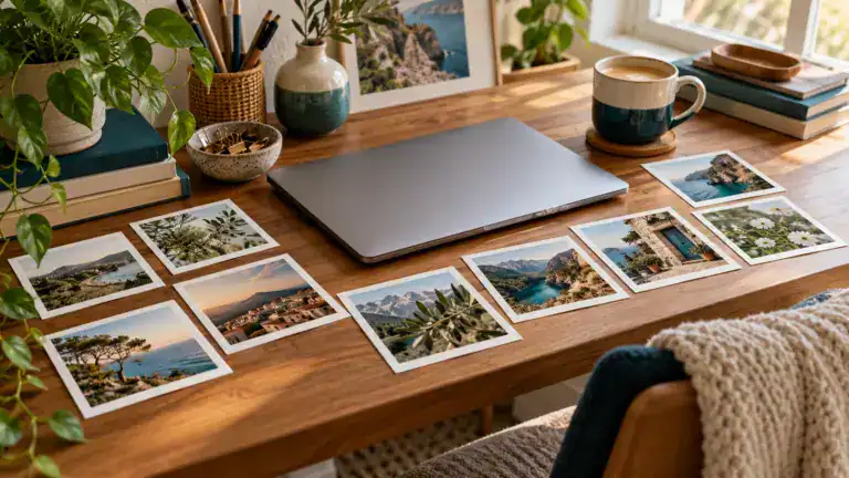 Different image formats organized for a social publishing campaign.
